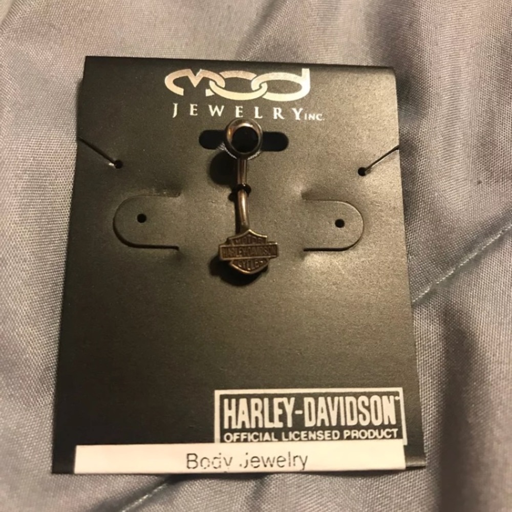 Harley Davidson Belly Button Piercing
